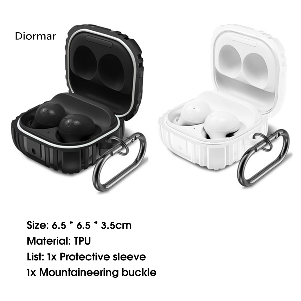 Vỏ Bảo Vệ Hộp Sạc Tai Nghe Bluetooth Bằng TPU Mềm Chống Trầy Xước Chống Sốc Chống Rơi Chống Mài Mòn Chống Bụi Có Móc Khóa Cho Samsung G