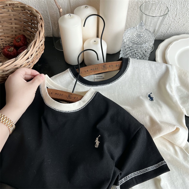 Bộ Quần Áo Thể Thao Cotton Nguyên Chất Dáng Rộng Phong Cách Hàn Quốc Thời Trang Mùa Hè Hàng Mới 2023 Dành Cho Bé Trai