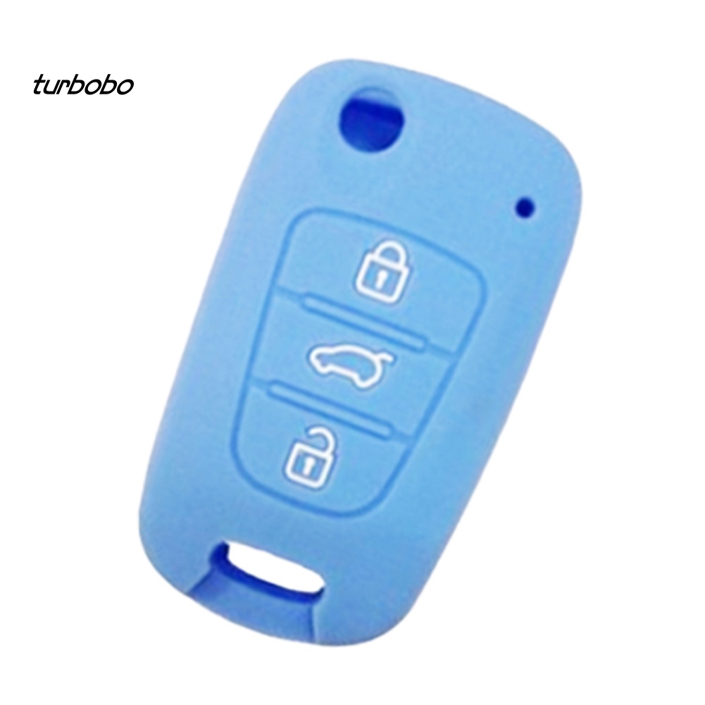 Vỏ Silicon Bảo Vệ Chìa Khóa Điều Khiển Từ Xa Cho Xe Hơi Kia Hyundai 3 Nút