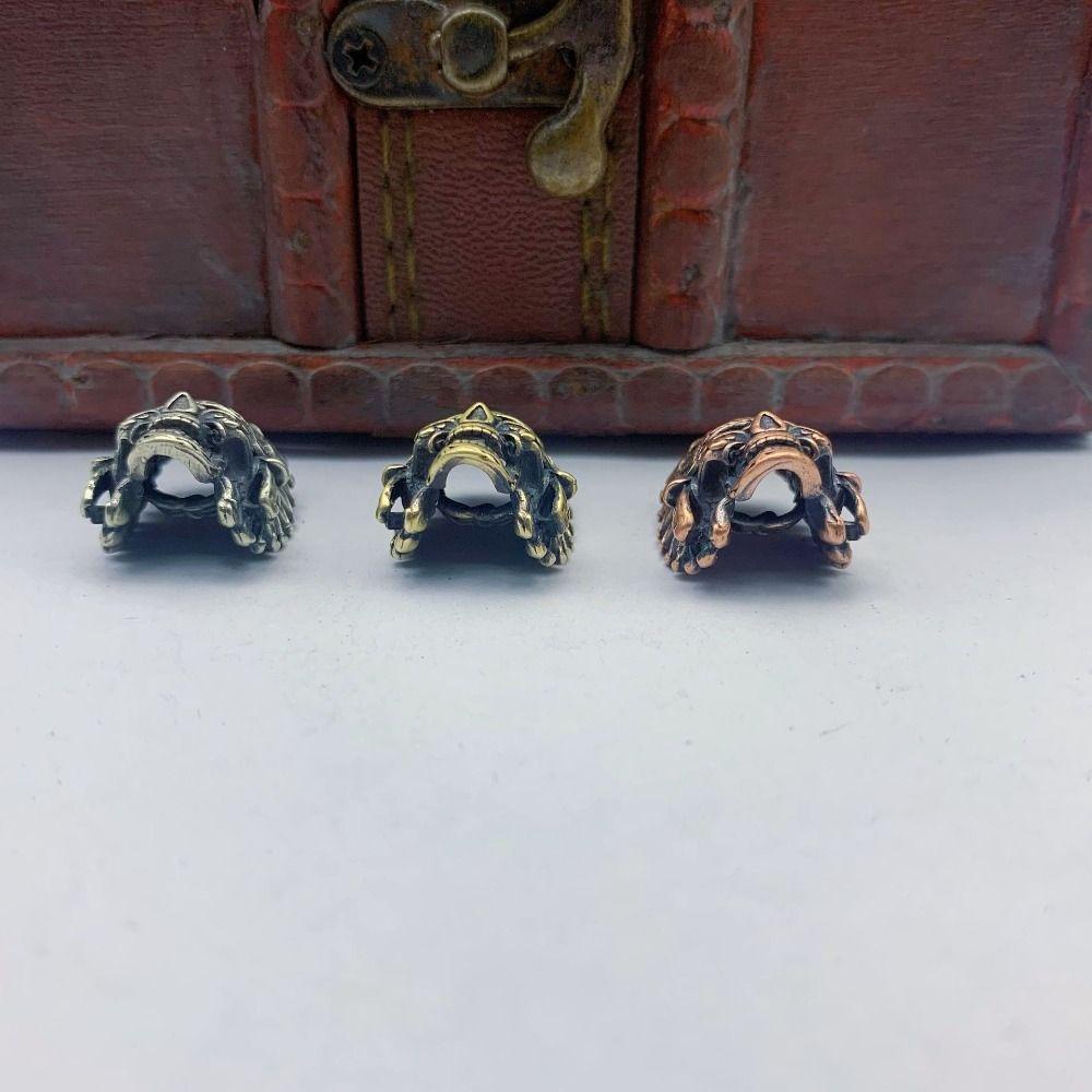 BARRY Mặt Dây Chuyền Hình Đầu Lâu / Vương Miện Bằng Đồng Thau Độc Đáo DIY