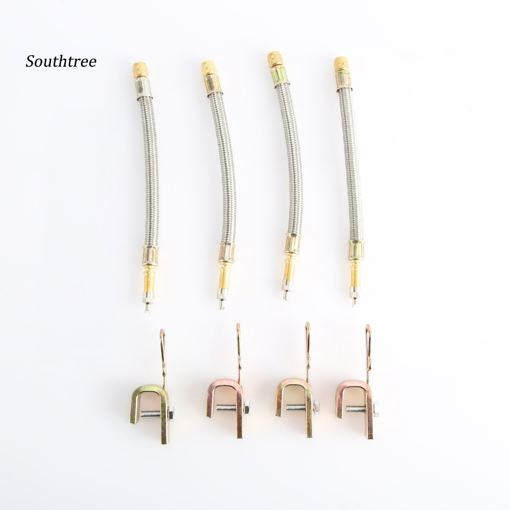 Bộ 4 Ống Nối Dài Van Xe Hơi LBWS-293 Bằng Đồng Thau Chuyên Nghiệp