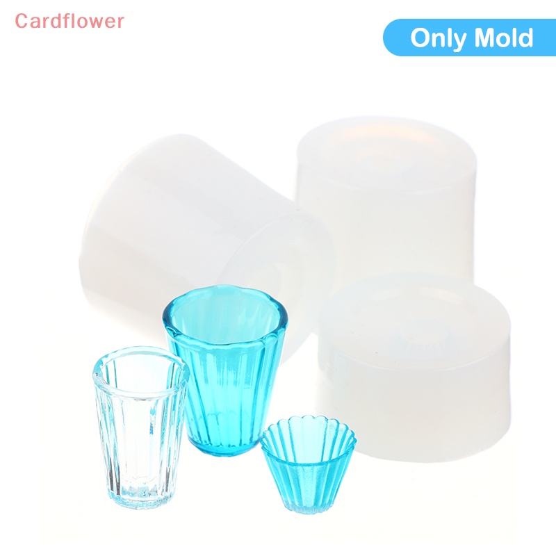 Khuôn Silicon Làm Ly Trà Sữa / Món Tráng Miệng Mini 1: 12 Trang Trí Nhà Búp Bê DIY Mới