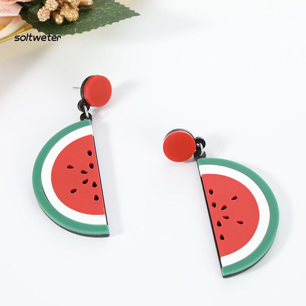 Khuyên Tai Nữ Hình Dưa Hấu Thời Trang