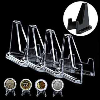 Giá trưng bày đồng hồ / thẻ / trưng bày hình tam giác bằng acrylic trong suốt