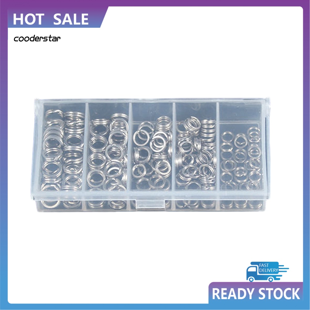 200 Khoen Tròn Bằng Thép Không Gỉ Cho Câu Cá