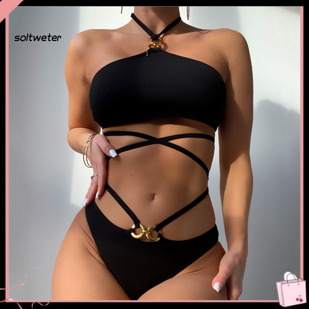 1 Bộ Đồ Bơi Không Gọng Hình Số 8 Co Giãn Tốt Có Thể Điều Chỉnh Tiện Dụng