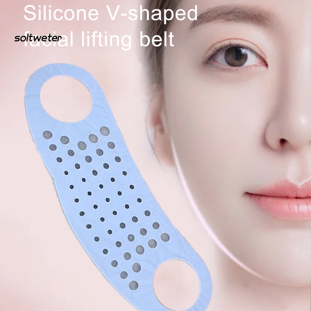Đai Silicone Đeo Nâng Cơ Mặt Dễ Sử Dụng Giúp Da Săn Chắc Khi Ngủ