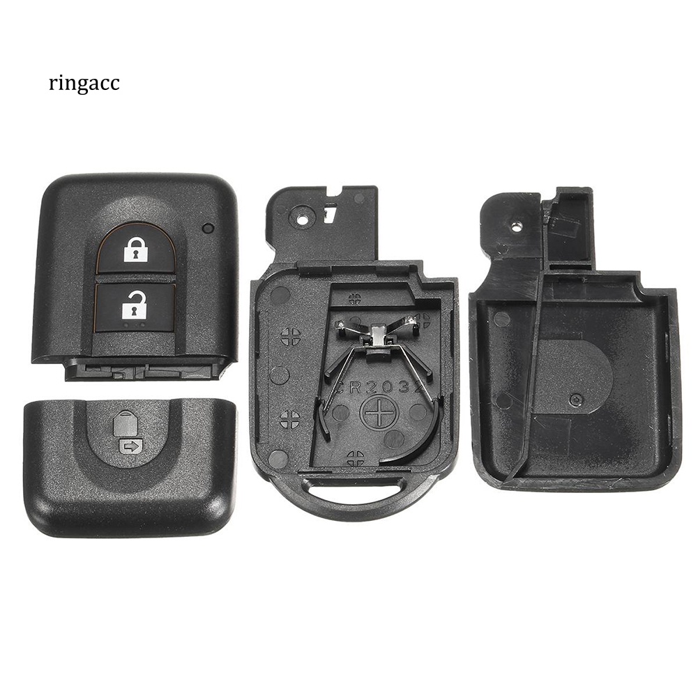 Vỏ Chìa Khóa Điều Khiển Từ Xa 2 Nút Cho Nissan Micra Xtrail Qashqai Juke