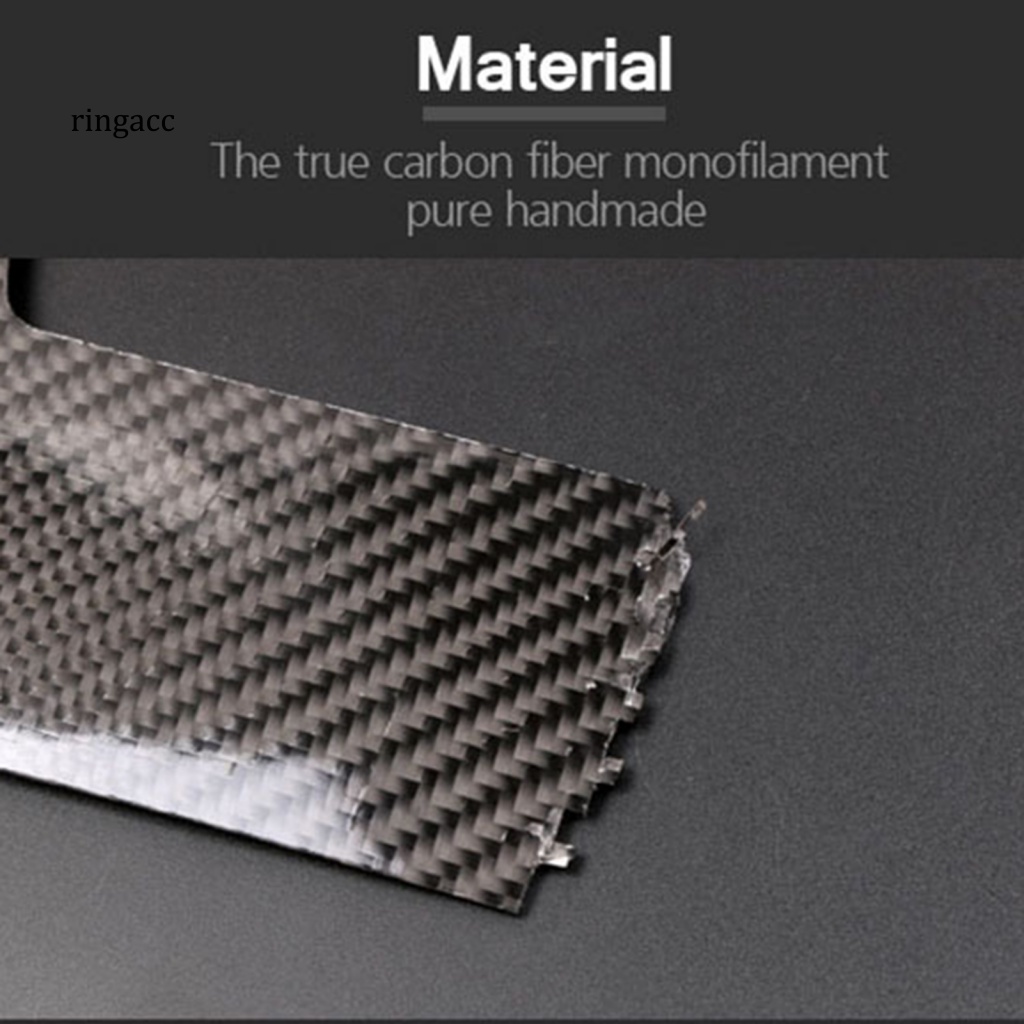 Bộ 2 Miếng Dán Kính Chiếu Hậu Bằng Sợi Carbon Chống Va Chạm Cho Xe Hơi Audi A4L A6L A5 Q2L