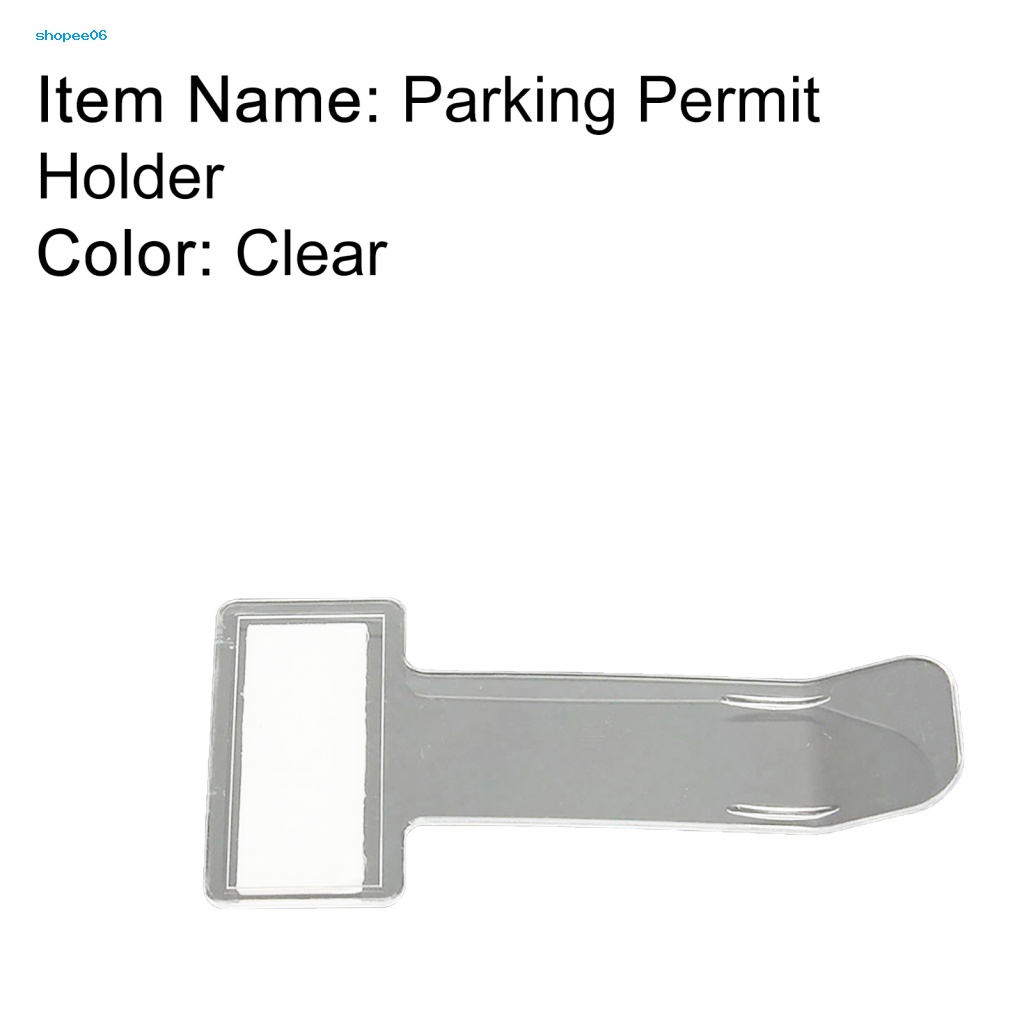 Giá Đỡ Kẹp Vé Bằng Nhựa Trong Suốt Siêu Bền Tiện Dụng Cho Văn Phòng / Ký Túc Xá