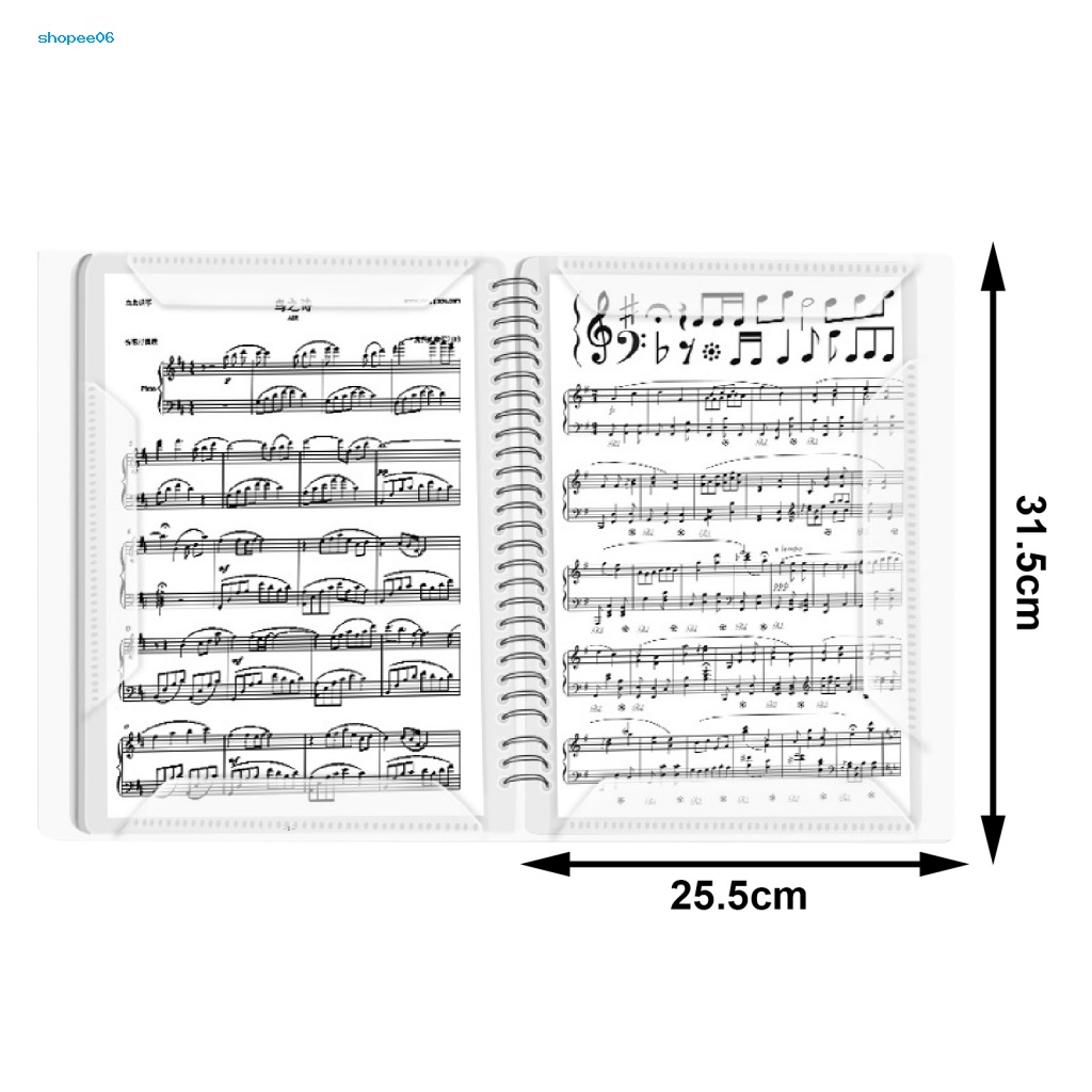 Bìa Nhựa Đựng Bản Nhạc Khổ A4 Chuyên Nghiệp