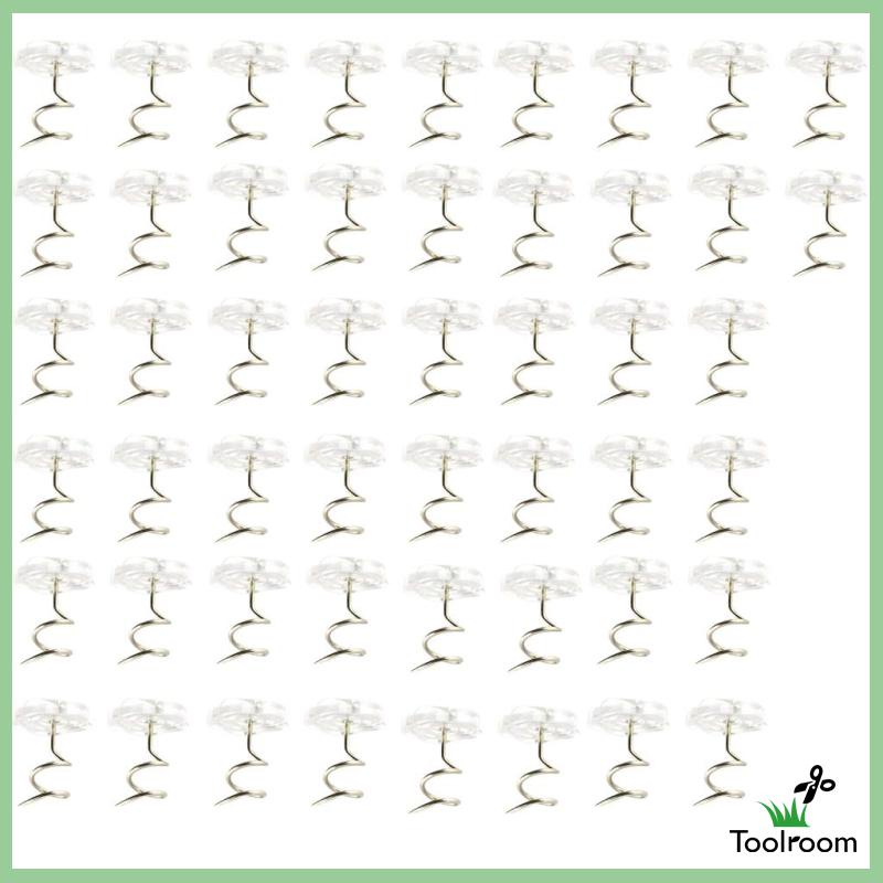 Set 20 Ốc Vít Đầu Xoắn Tròn Trong Suốt