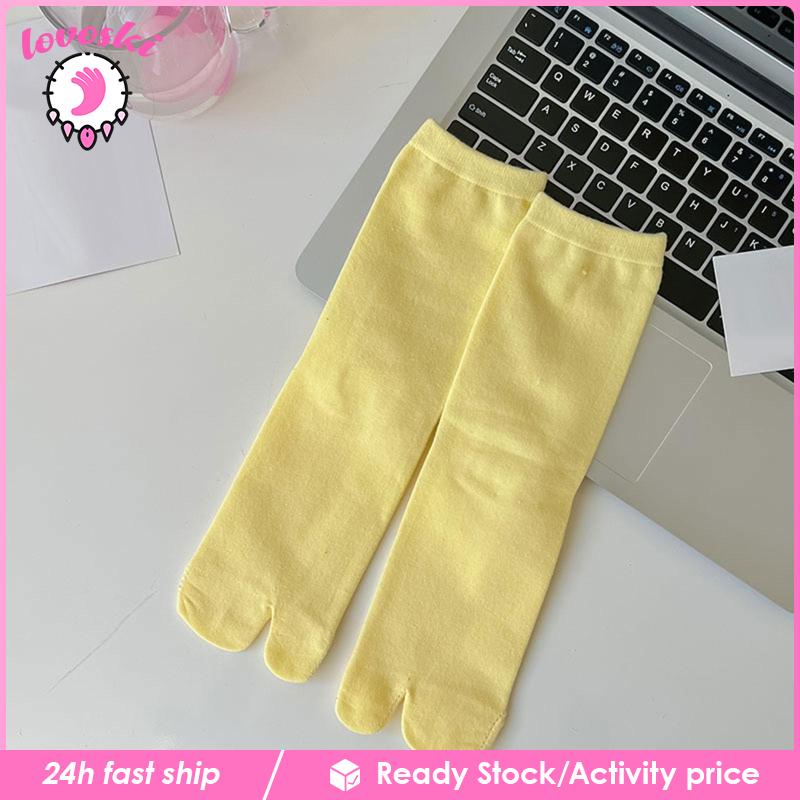 Đôi Vớ Xỏ Ngón Thoáng Khí Thấm Hút Mồ Hôi Tiện Dụng Cho Nữ