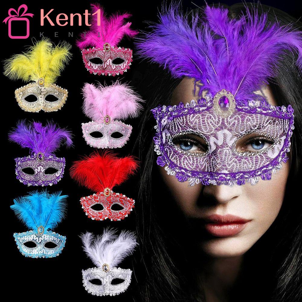 KENT1 Mặt Nạ Ren Che Nửa Mặt Hóa Trang Anime Gợi Cảm Cho Trẻ Em