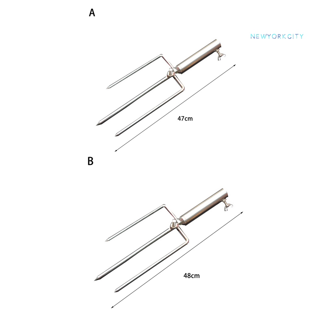 Giá Đỡ Dù Câu Cá Bằng Thép Không Gỉ Chống Gió