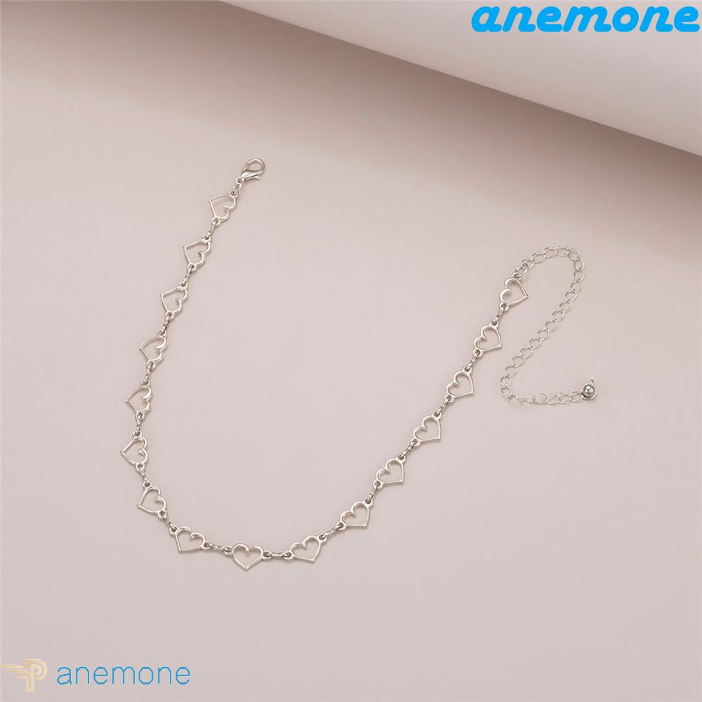 Vòng cổ Mạ Bạc Hoạ Tiết Hình Học Phong Cách Gothic Hàn Quốc