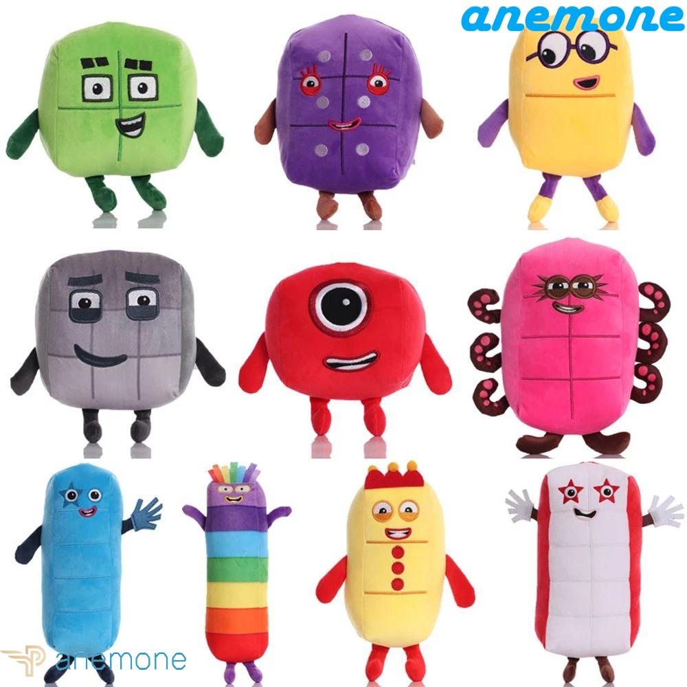 ANEMONE Thú Nhồi Bông Hình Số Mềm Mại Đáng Yêu Cho Bé