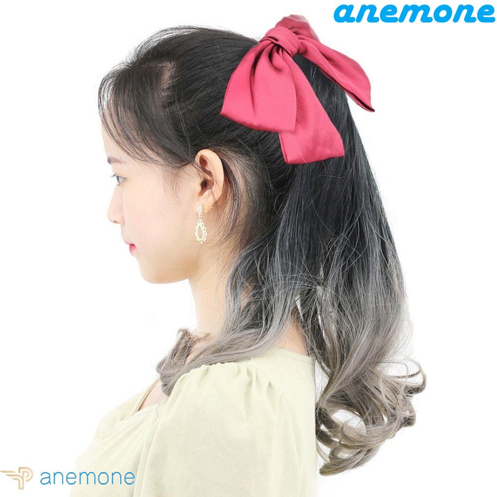 Tóc Giả Đuôi Ngựa Xoăn Dài Bằng Sợi Tổng Hợp Chịu Nhiệt Màu Hồng Dễ Thương Dành Cho Bạn Nữ