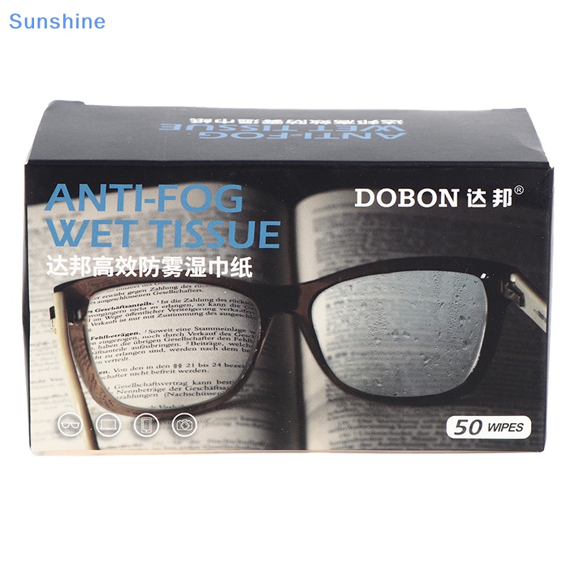 Set 50 Khăn Lau Kính Chống Sương Mù Tiện Dụng