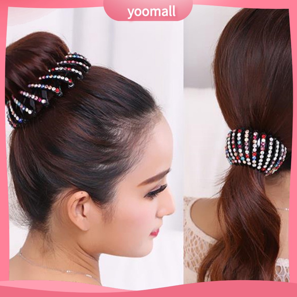 Băng Đô Cài Tóc Hình Tổ Chim Chống Trượt Linh Hoạt