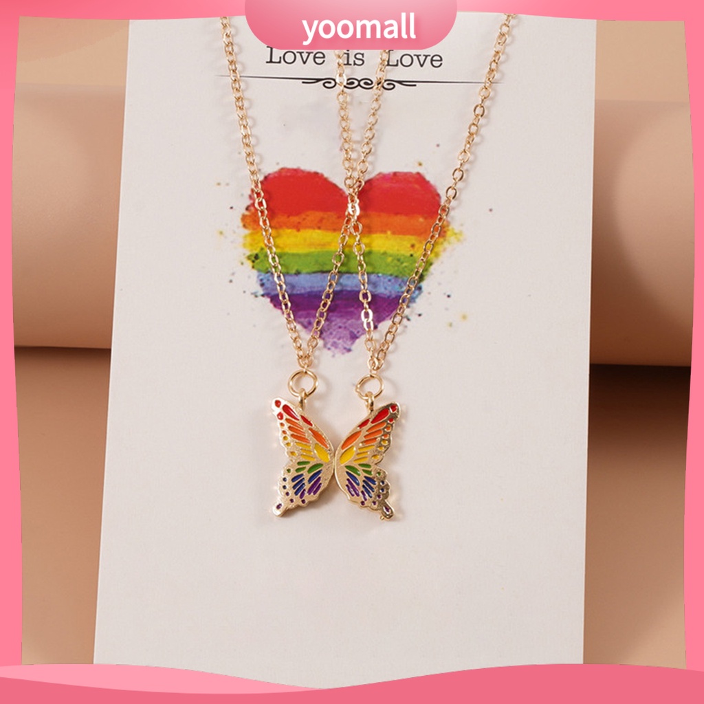 Set 2 Vòng cổ Cặp Đôi Bằng Thép Không Gỉ Dễ Lên Màu