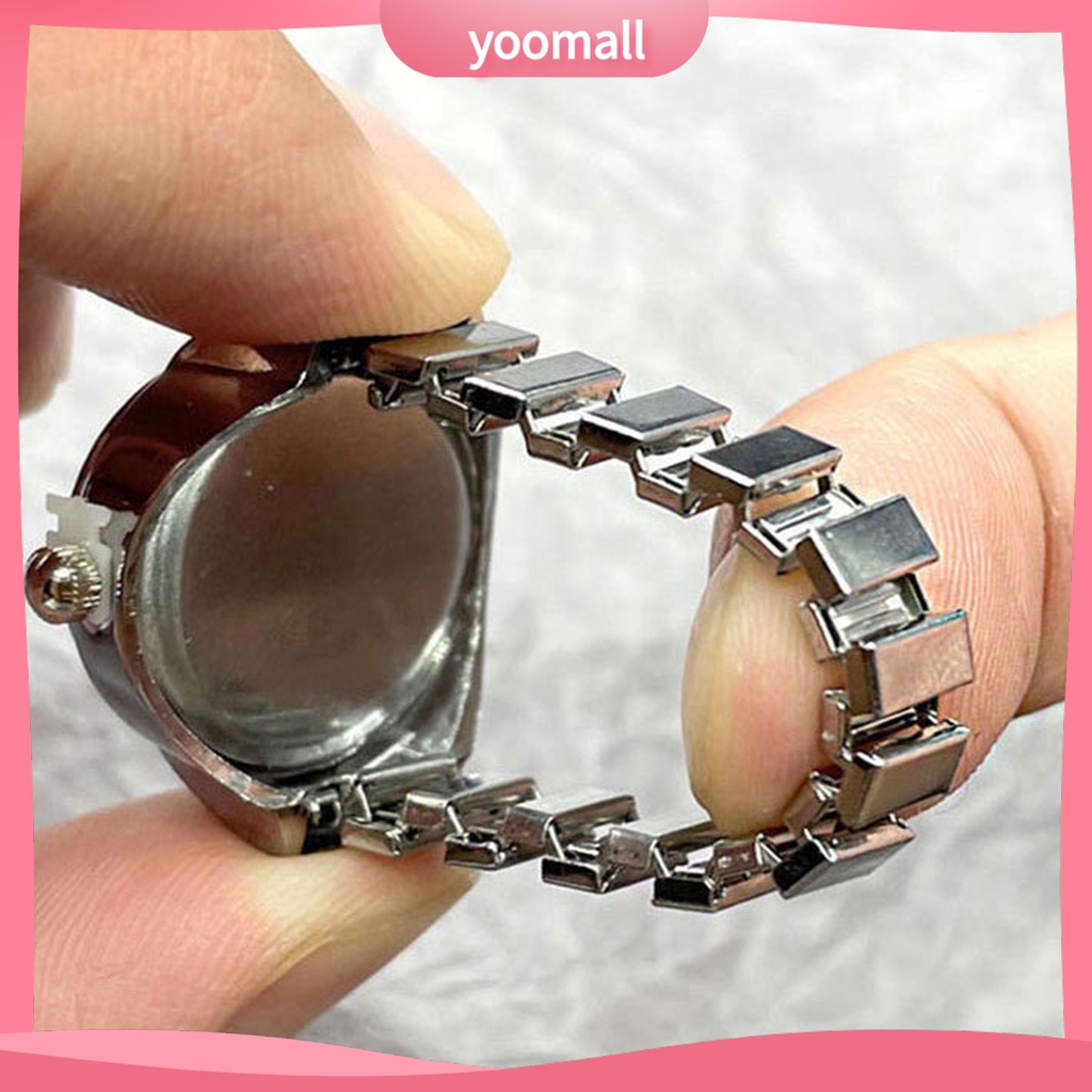 Nhẫn Đồng Hồ Đeo Tay Mặt Tròn Chạm Khắc Hình Thái Cực Quyền Phong Cách Cổ Điển Thời Trang Cho Nam Và Nữ