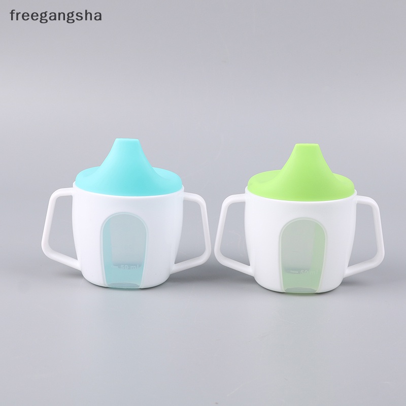 [FREG] Baby Water Cup Three Color Simple Duck Beak Cup Polliat Cup With Handle Scale Baby Water Cup FDH