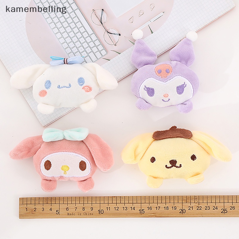 Kamembelling Phụ Kiện Cài Áo Hình Chú Chó Cinnamon Nhồi Bông Dễ Thương Diy