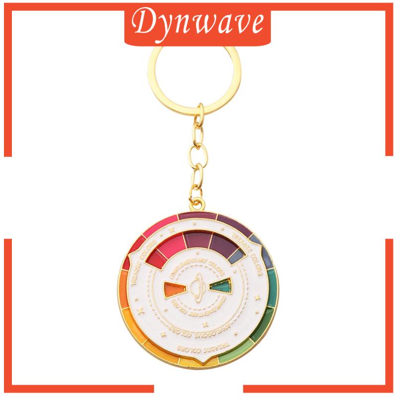 Móc Khóa Hình Bánh Xe Tráng Men 5cm Nhiều Màu Sắc Thời Trang