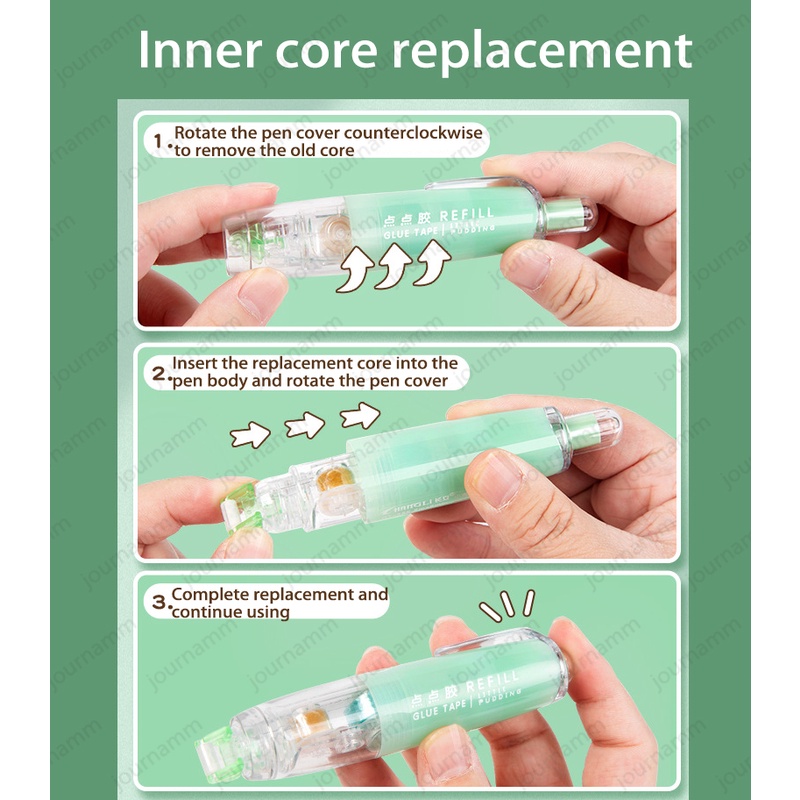 Cuộn Băng Keo Hai Mặt 5m * 6mm Họa Tiết Chấm Bi Dễ Thương Dùng Để Trang Trí Album Ảnh / Trường Học