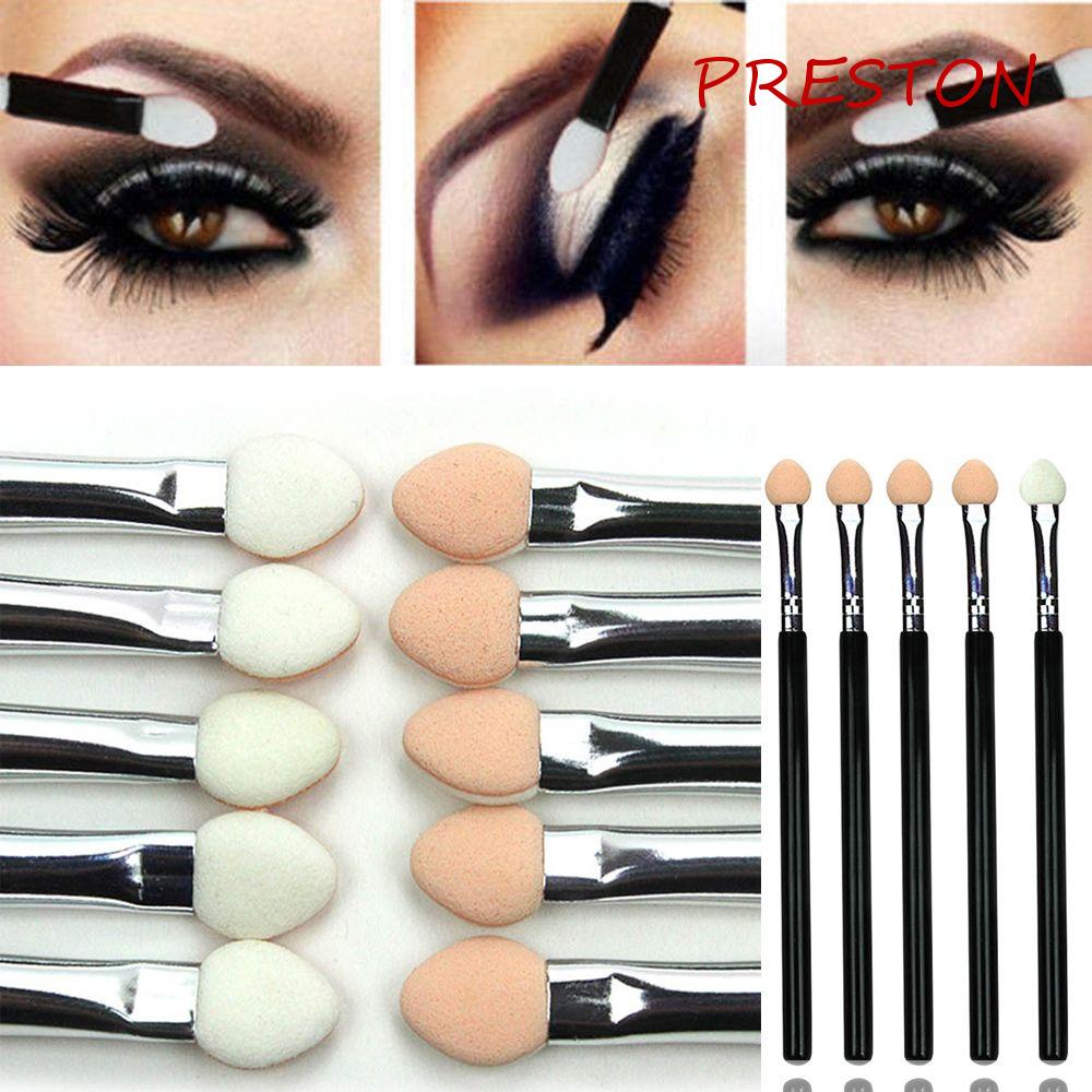 PRESTON Cọ Đánh Phấn Mắt Hai Màu Sắc Kết Hợp Tiện Dụng