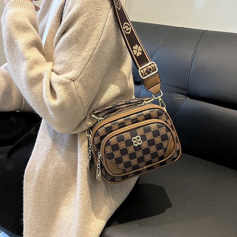 Túi Xách Đeo Vai Kiểu Vuông Nhỏ In Hình Máy Ảnh Thời Trang Nữ 2023