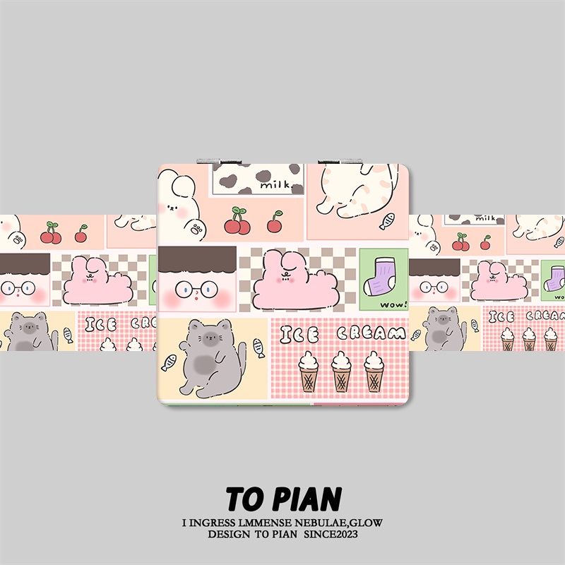 Gương Trang Điểm Gấp Gọn Thiết Kế Hình Stitch Dễ Thương Sáng Tạo Dành Cho Nữ