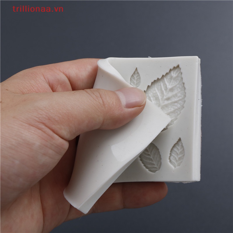 Khuôn Silicon Làm Bánh Hình Chiếc Lá Xinh Xắn