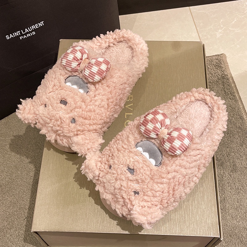 Dép Bông Đi Trong Nhà Hình Hoạt Hình Xinh Xắn Cho Nữ