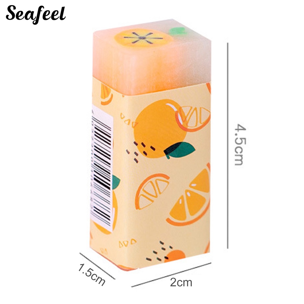 Cục Tẩy Mini Không Để Lại Dấu Vết Họa Tiết Trái Cây Hoạt Hình Dành Cho Học Sinh