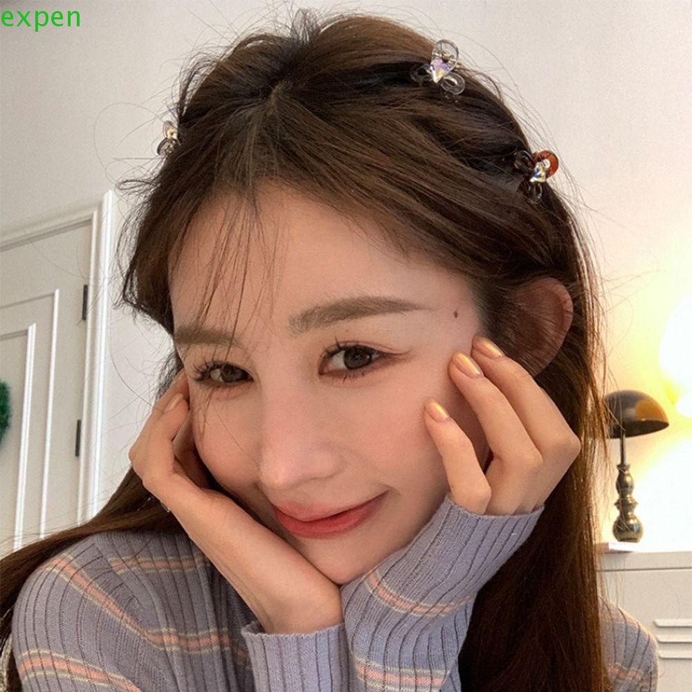 EXPEN Kẹp Tóc Hình Cá Mập Đính Đá Thời Trang Cho Nữ