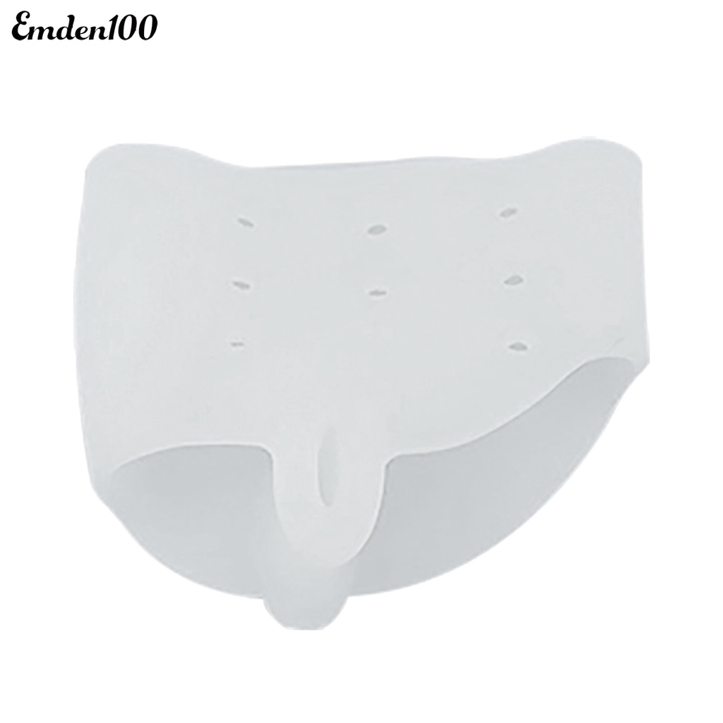 1 Cặp Đai Silicone Tách Ngón Chân Có Thể Điều Chỉnh Tiện Lợi