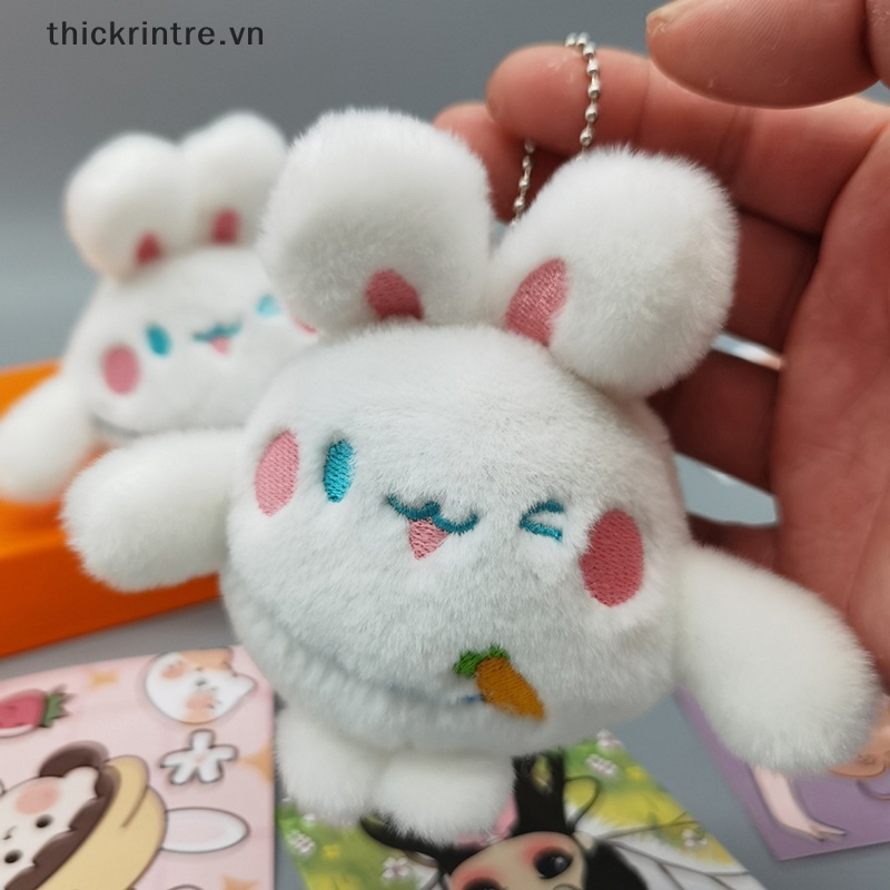 Móc Khóa Hình Thỏ Nhồi Bông Đáng Yêu