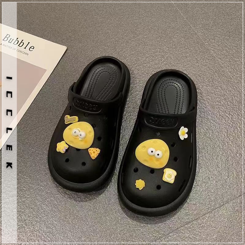 Dép crocs sandal nữ ICCLEK bánh mì thoải mái 31Z071706