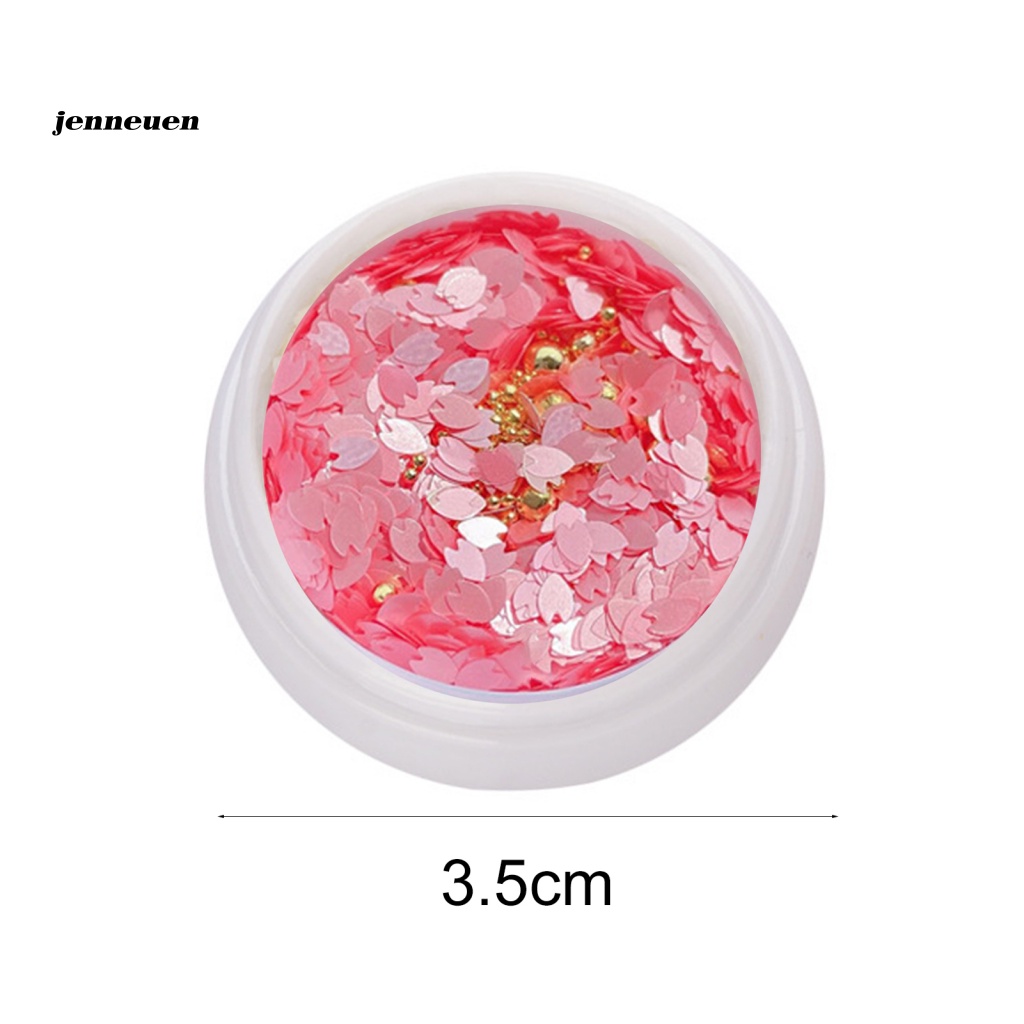 1 Hộp Hạt Charm Siêu Mỏng Lấp Lánh Trang Trí Móng Tay DIY