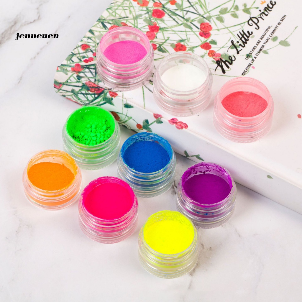 Set 6 Hộp Bột Kim Tuyến Trang Trí Móng Tay Chống Rơi Tiện Lợi Dành Cho Nữ