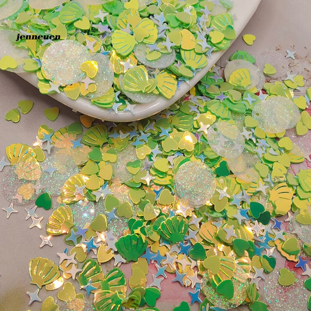 1 Túi Kim Sa Hình Ngôi Sao / Trái Tim Siêu Mỏng Trang Điểm Mắt / Móng Tay