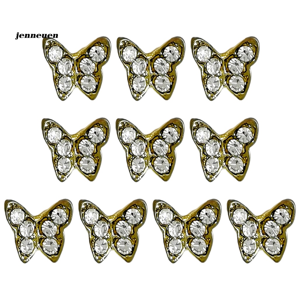 Set 10 Bươm Bướm 3D Trang Trí Móng Tay Nghệ Thuật