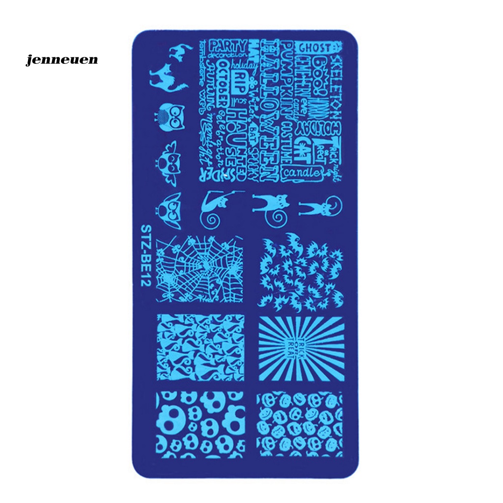 Jen Đĩa Tem In Móng Tay Nghệ Thuật Quyến Rũ Dễ Sử Dụng Cho Salon / Halloween