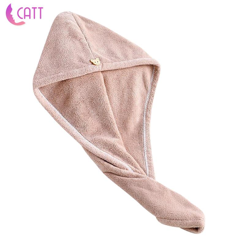Khăn Trùm Đầu Giúp Làm Khô Tóc Nhanh Chóng Tiện Lợi