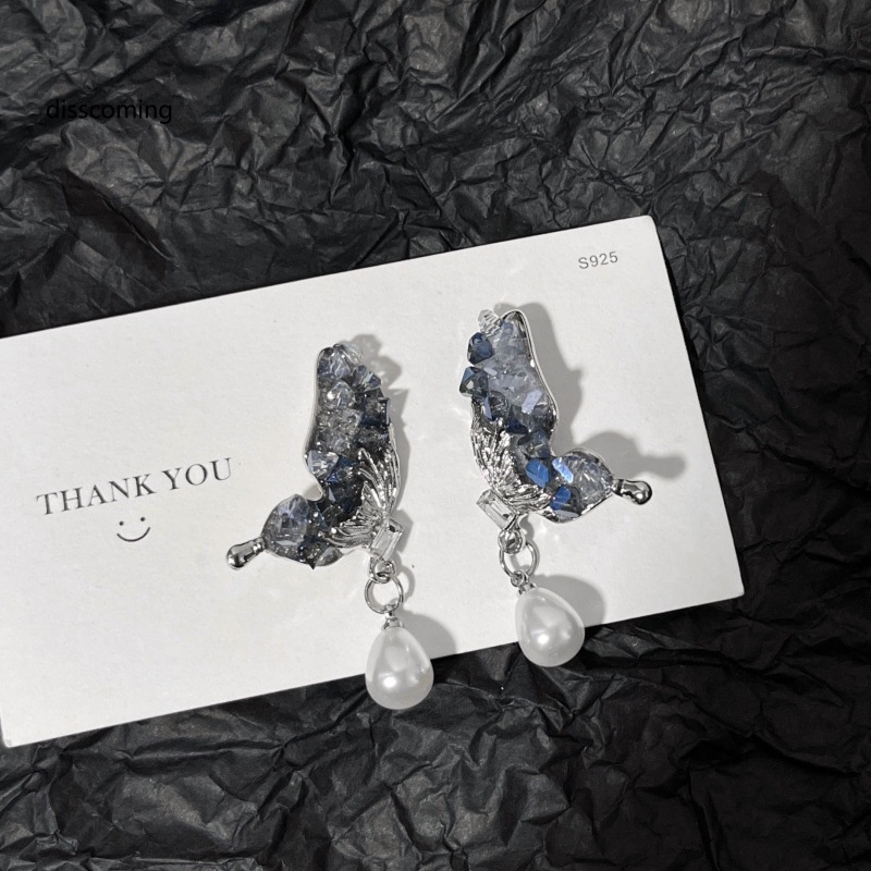 Áo Thun SL SL SL SL SL SL SL| Bông Tai Hình Giọt Nước Đính Ngọc Trai Và Pha Lê Lấp Lánh Thời Trang Cho Nữ