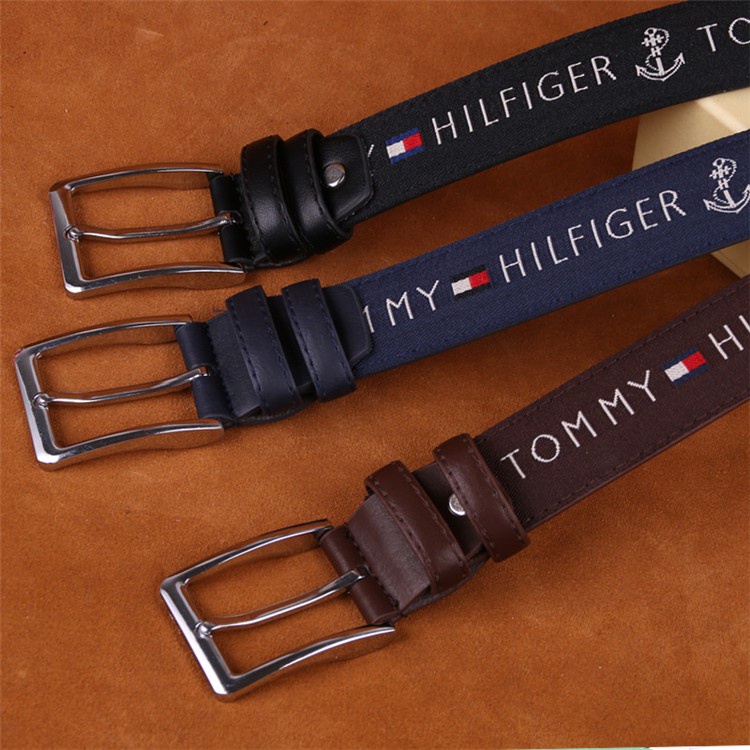 Tommy hilfiger thắt lưng mỏng dây đeo thắt lưng bằng da thật thời trang blogger xu hướng thắt lưng ghim khóa thắt lưng nam và nữ đồng quê