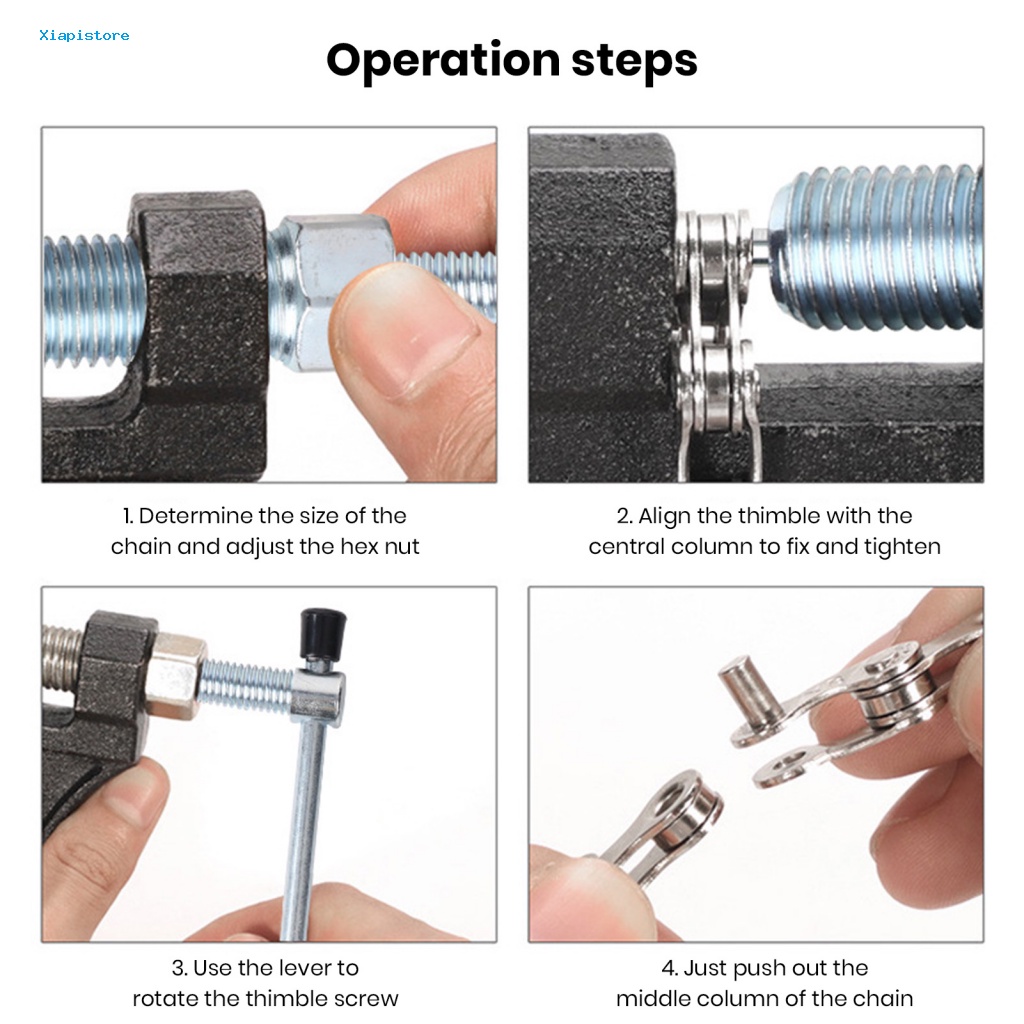 [Xiapistore] Ốc Vít Tháo Mắt Xích Xe Đạp Có Thể Điều Chỉnh Xoay Được Sức Mạnh Thông Dụng
