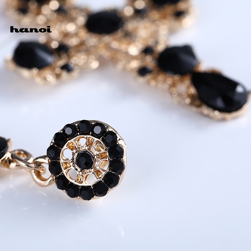 Bông Tai Thánh Giá ĐíNh Kim Cương Giả Phong CáCh Cổ ĐiểN